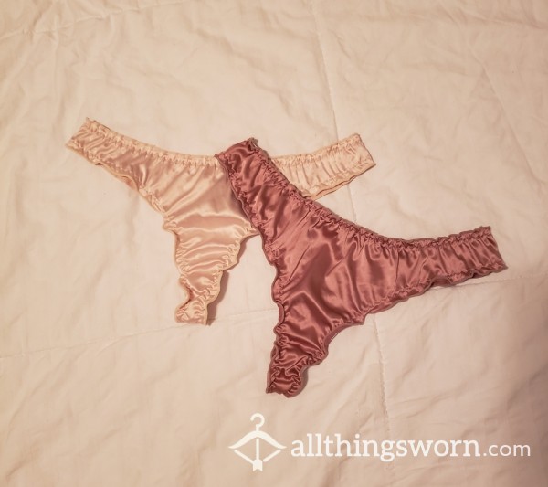 S**y Satin Thongs