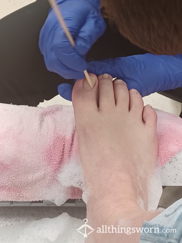 S**y Spring Pedicure With Foot Ma**age Video