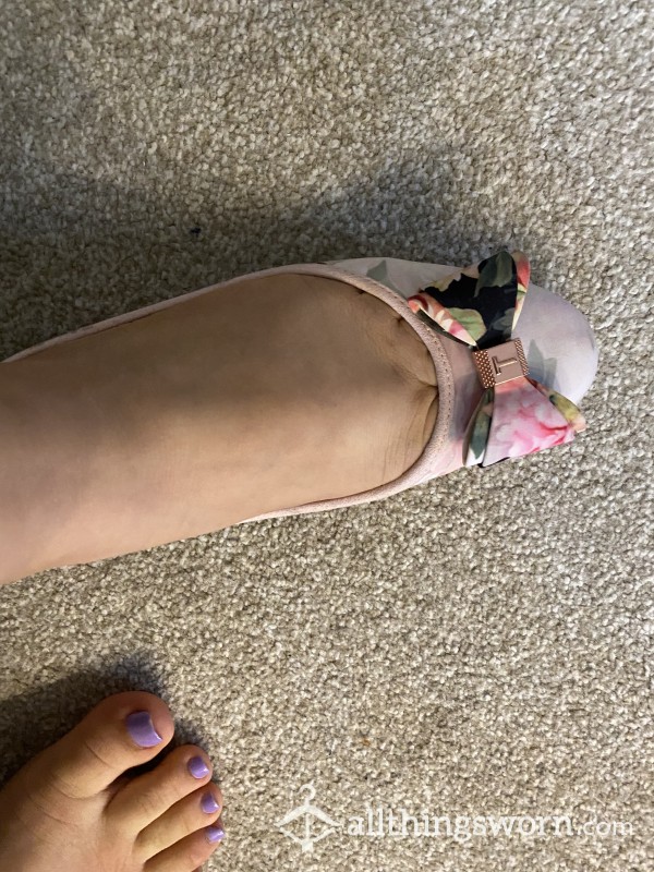 S**y Ted Baker Flats Worn And Smelly