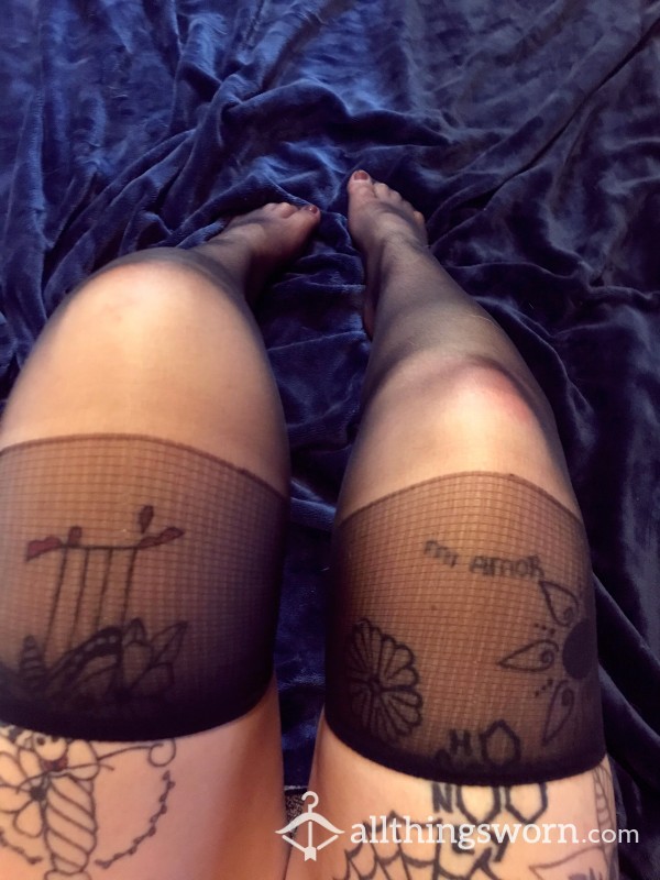 S**y Thigh High Pantyhose