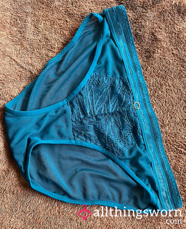 S**y Turquoise See-through Panties