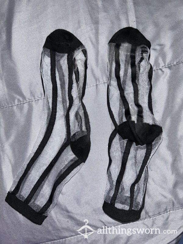 Sheer Crew Socks