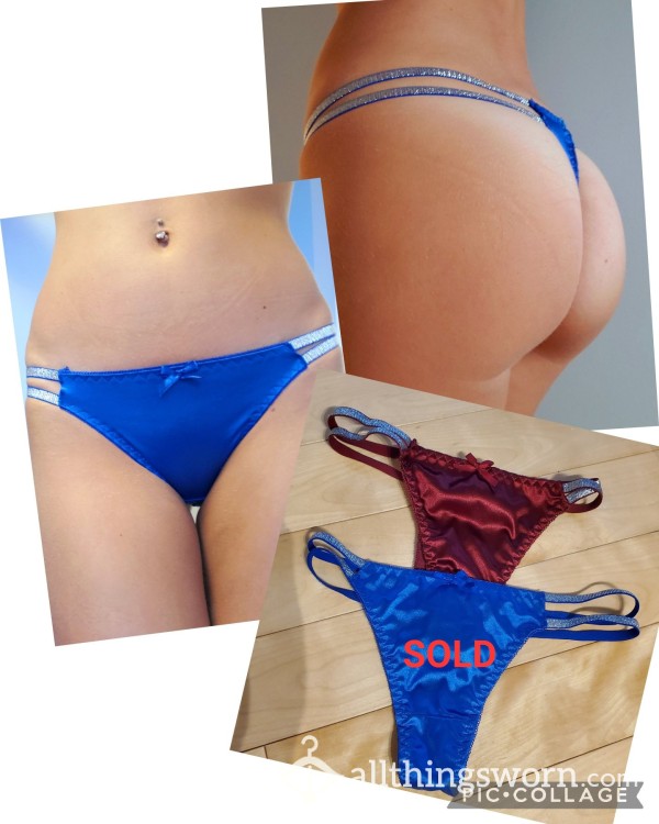 Shinny Satin Thongs