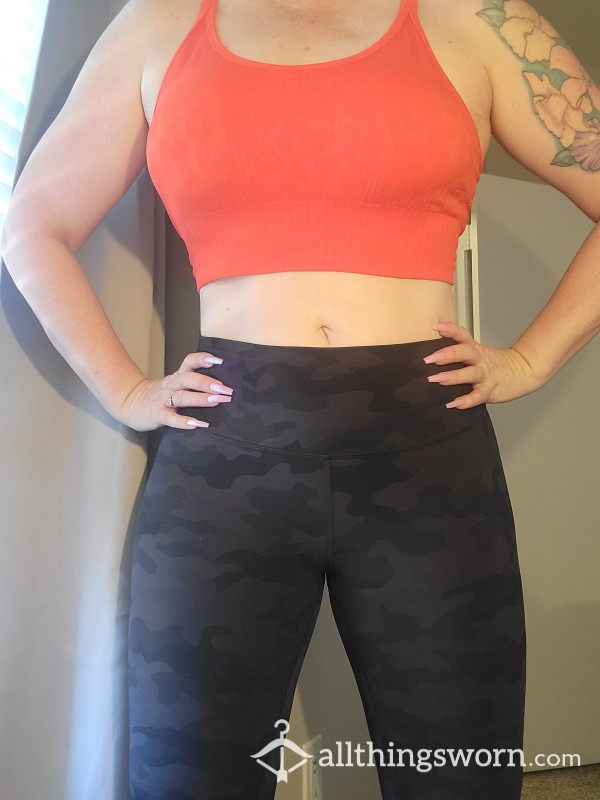 Shiny Camo Gym Leggings