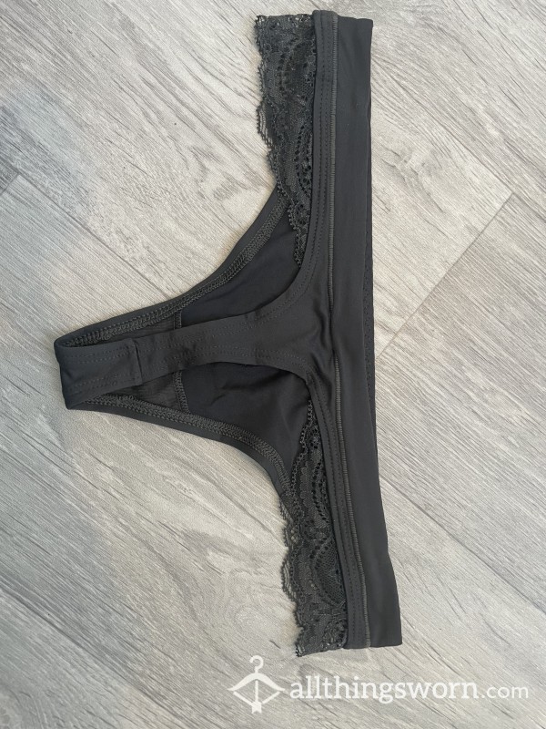 Silk Grey Thongs