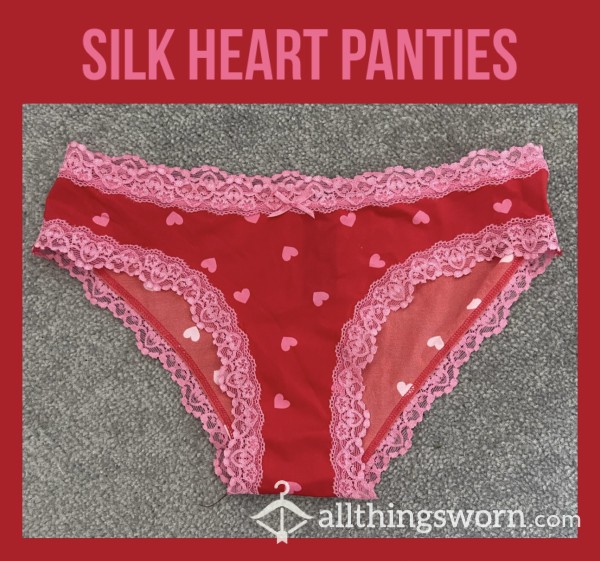 Silk Heart Panties💓