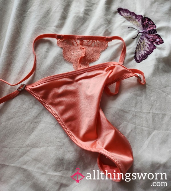 Silky Cor*l Thong