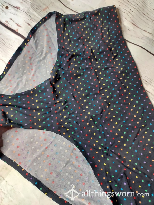 Silky Rainbow Polka Dots