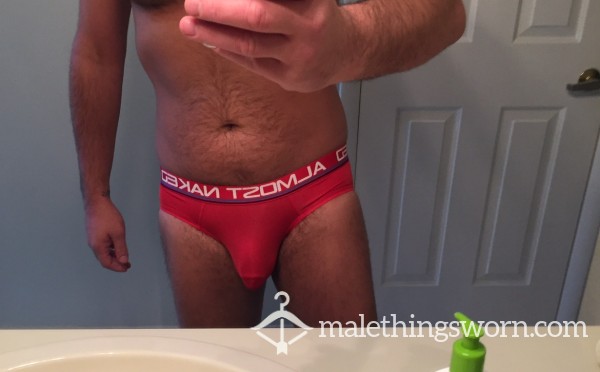 Silky Red Briefs