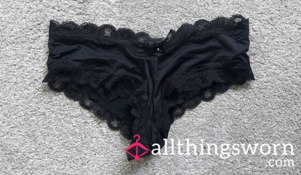 Silky Soft Black Brazilian Panties