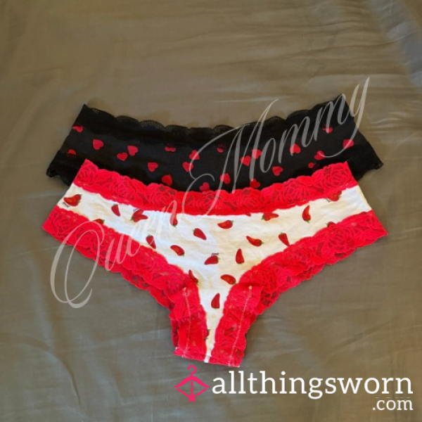 Sissy Special #2 - ♥️🌶️ 2 PAIR Of Spicy VS PINK Hipsters ♥️🌶️ - Size L - FREE US SHIPPING