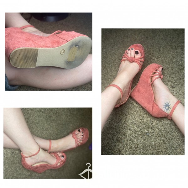 Size 7 Cor*l Wedge High Heels