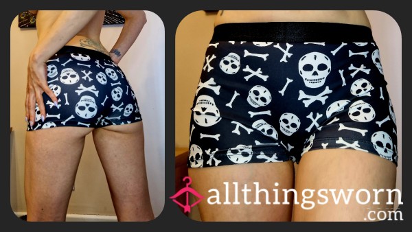 Skull And Crossbones Shorts