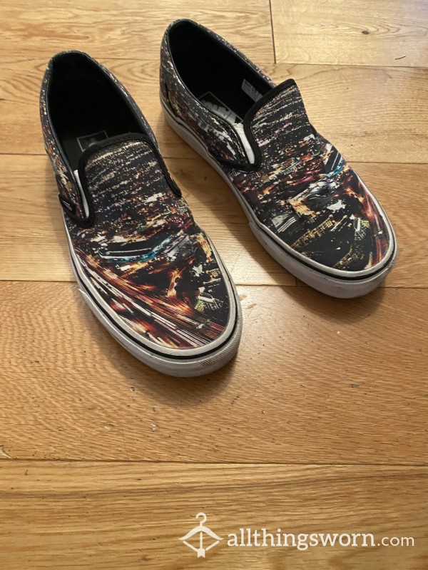 Slip On City Print Vans UK 6