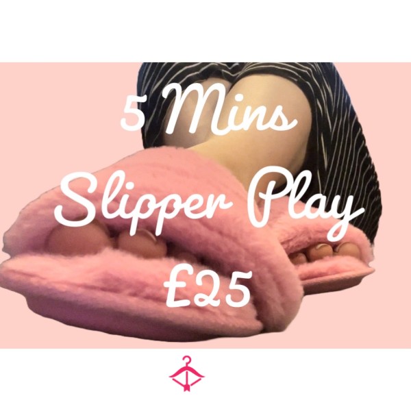 Slipper Play And Tease