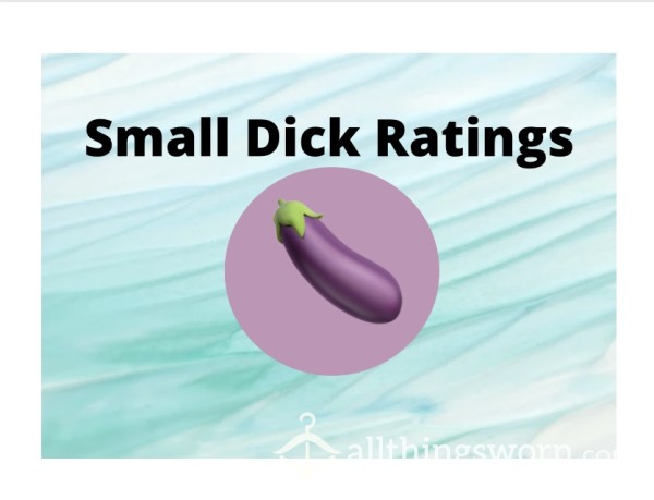 🍤 Small D*ck Rating