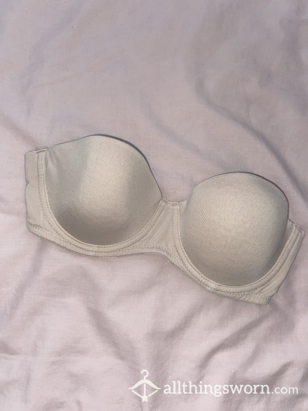 Small Nude Strapless Bra