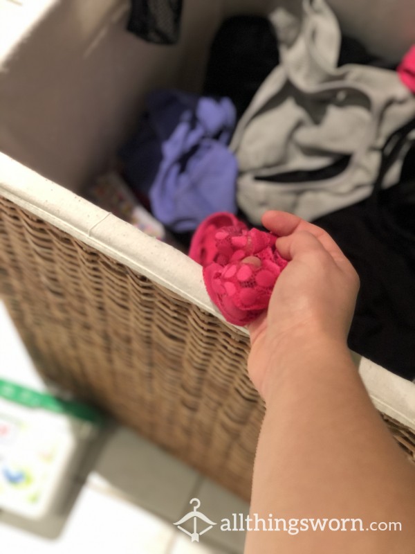 SMALL PENIS HUMILIATION- Pink Panties Straight From The Dirty Washing, I Want To See Your Tiny C*ck Inside Them So I Can Laugh- FREE OnlyFans Link Included