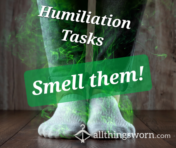 Smell My Socks | Humiliation | Tasks | Free UK P&P