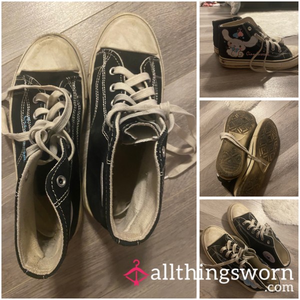 Smelliest Old Used Worn Out Converse Style Sneakers