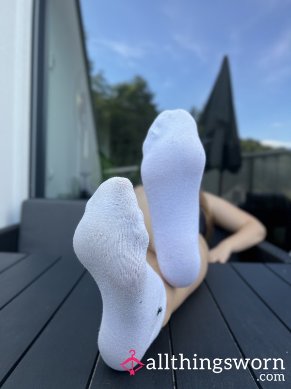 Smelly White Ankle Socks😋