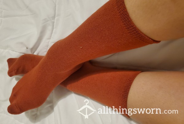 Fragrant Worn Crew Socks