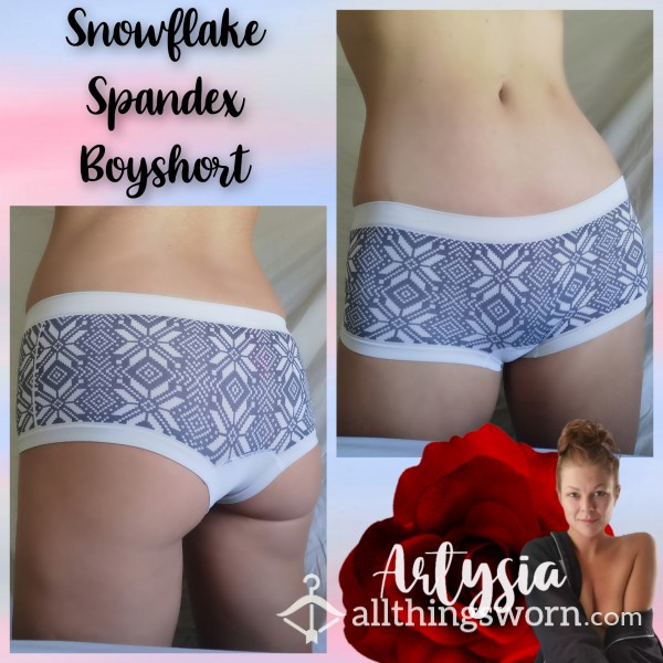 Snowflake Spandex Boyshort