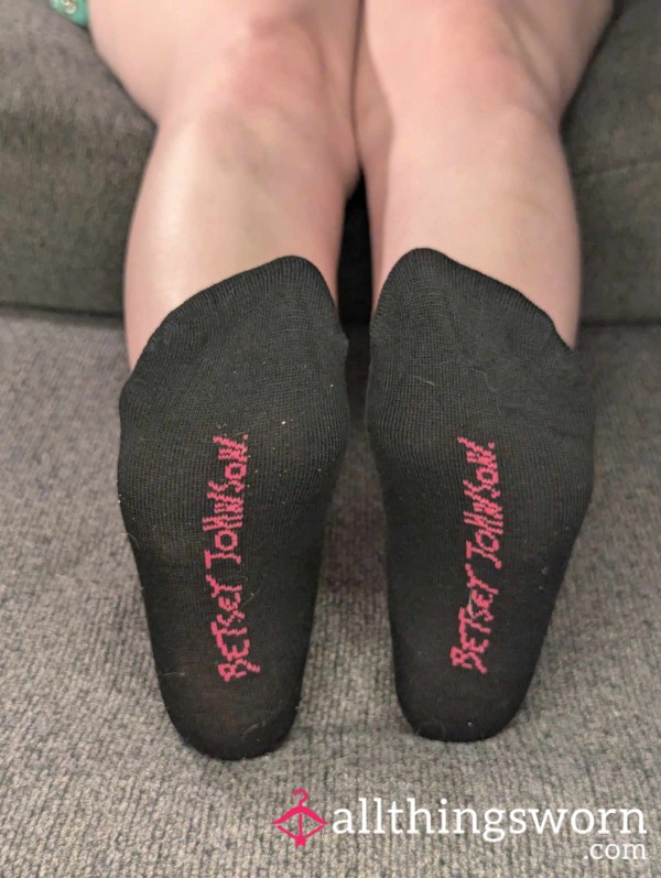 Betsey Johnson Black Anklet Socks - Snug & S**y 🖤 🧦