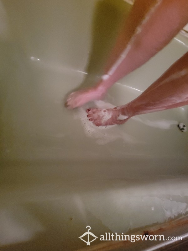 Soapy Feet In The Shower