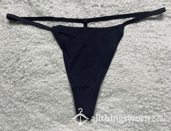 Soft & Tiny - Black Gstring Thong