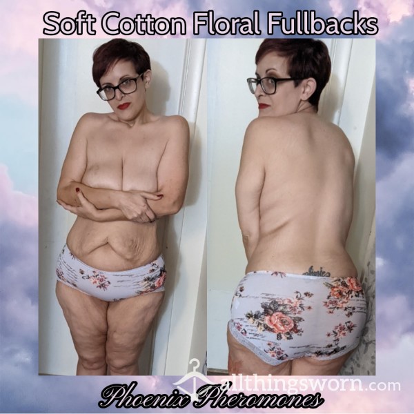 Soft Cotton Flor*l Fullbacks