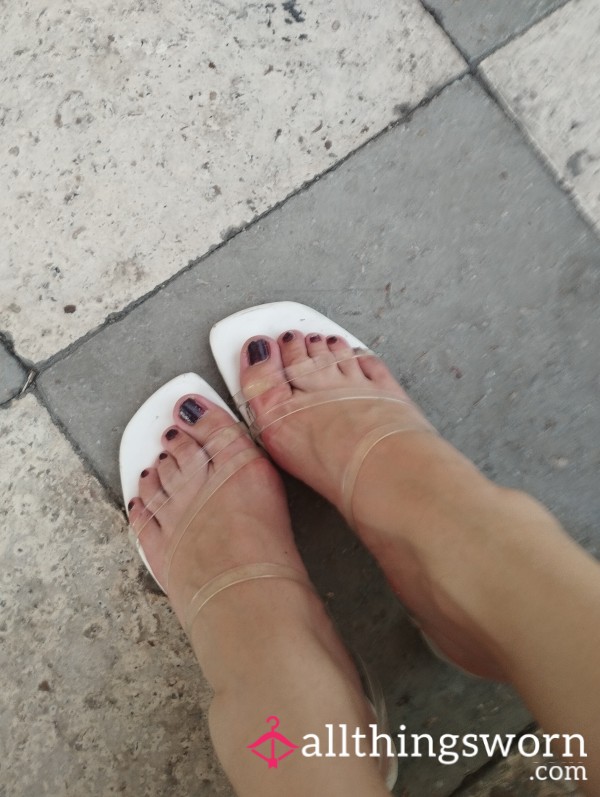 Sore Feet In High White Heels