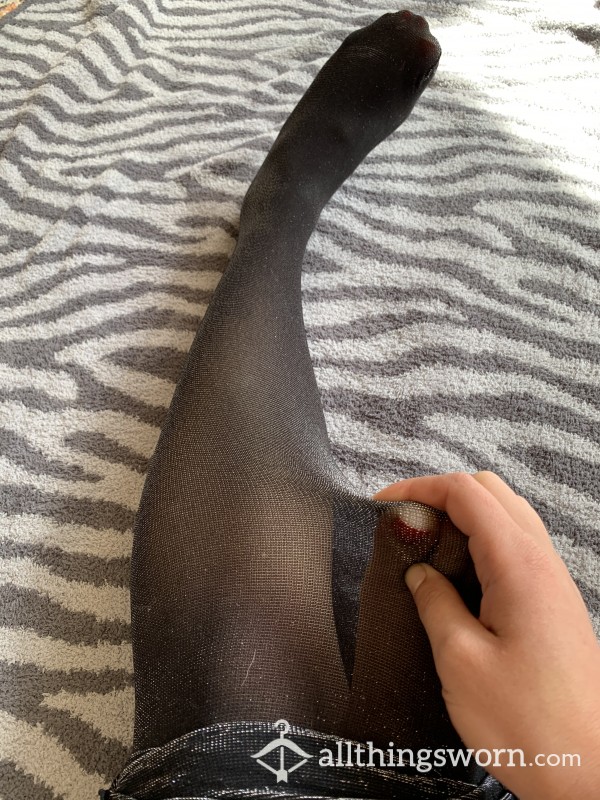 Sparkle Stockings - Used And M*sturb*ted In 😏