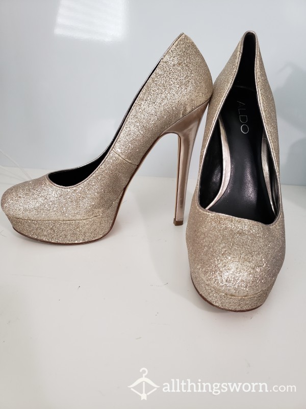 Sparkle☆Gold High Heels