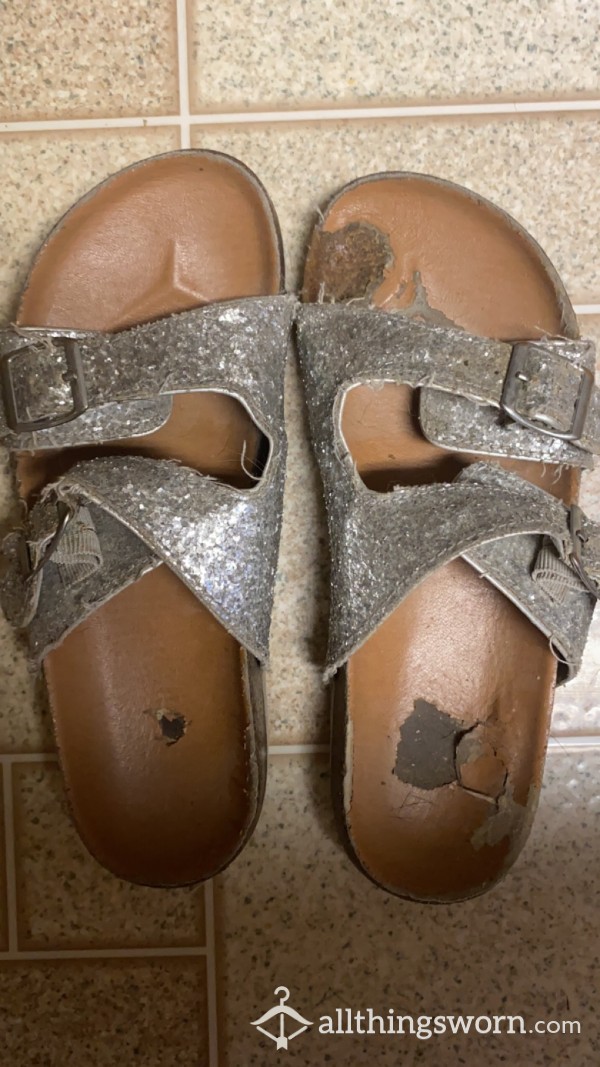 Sparkly Used Sandals