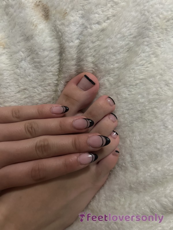 Spicy Black Pedicure