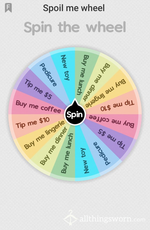 Spoil Me Wheel