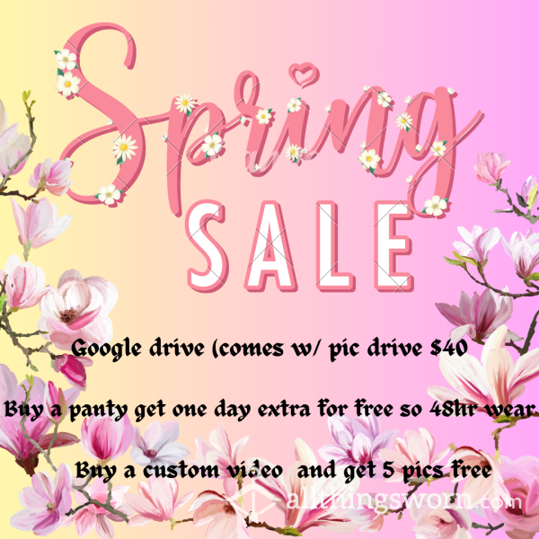 Spring Sale