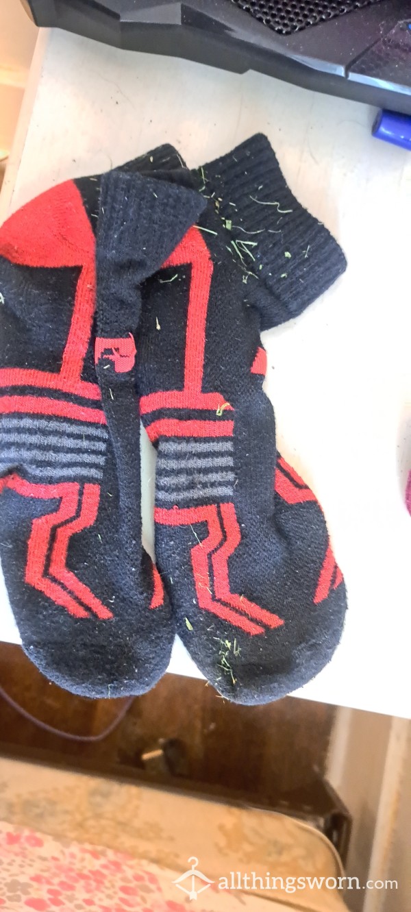 Stinky Socks From Mowing (Gra** Clipping Included)