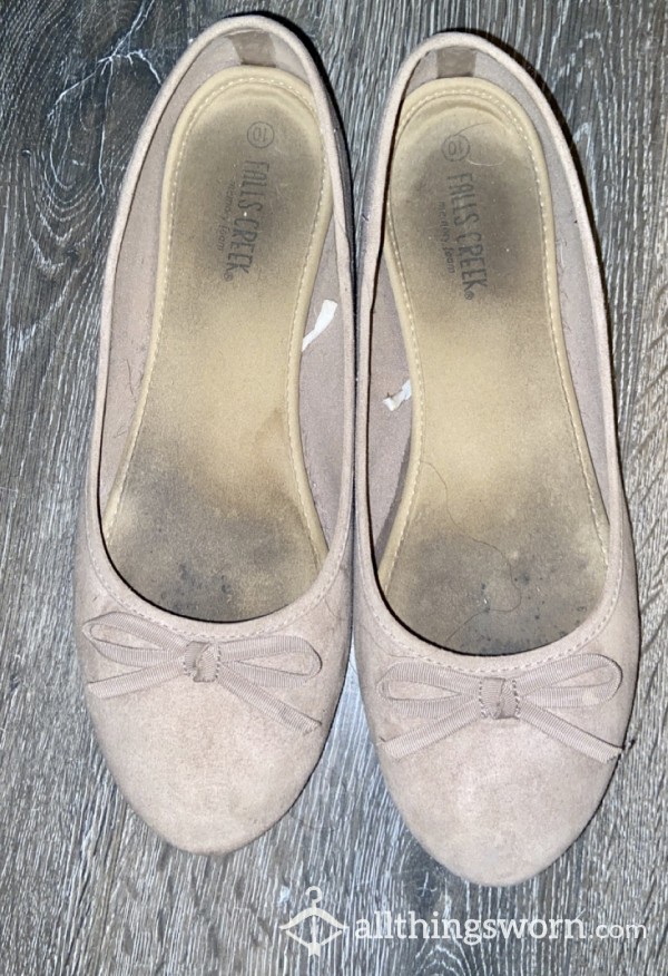 Stinky Well Worn Flats