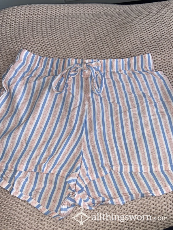 Striped Pajama Shorts