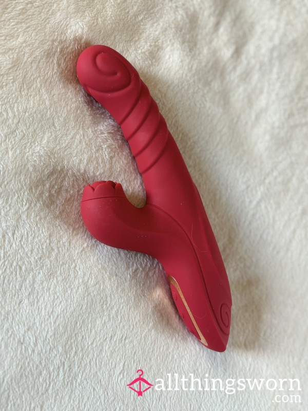 Strong Red Thick Vibrating Di**o