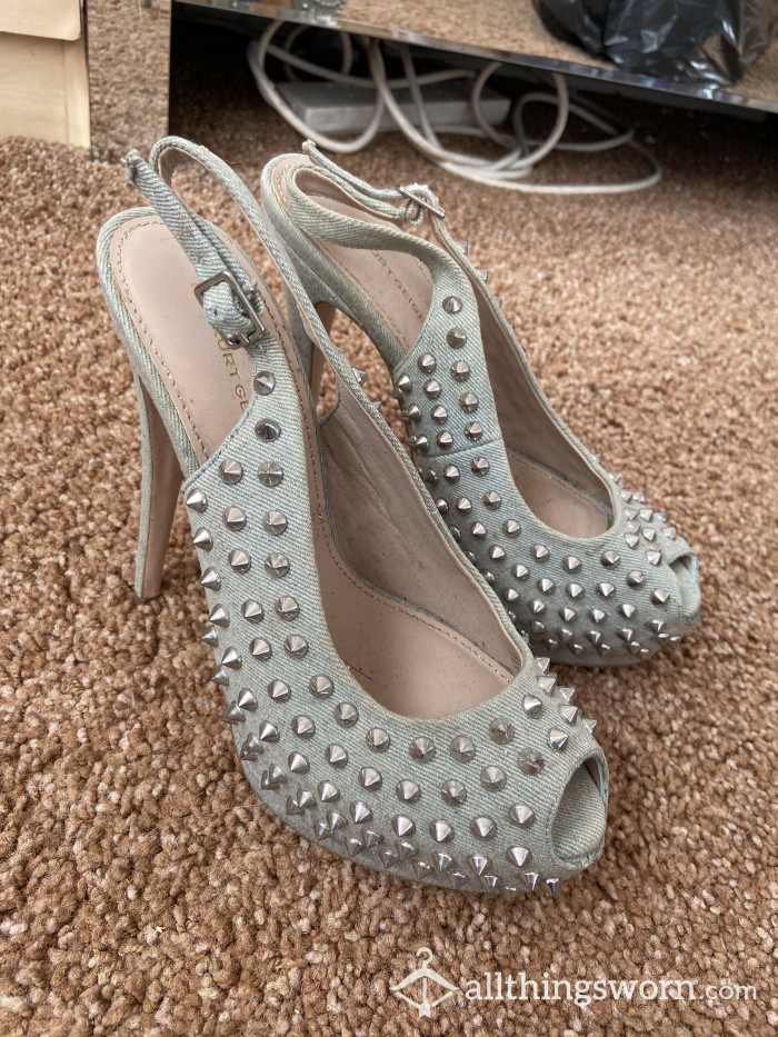 Studded High Heels