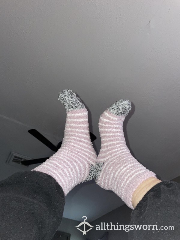 Super Comfy, Cozy, Plush Slipper Socks Stinky Smelly