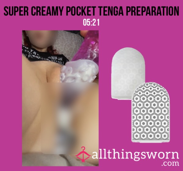 Super Creamy Pocket Tenga Preparation💦