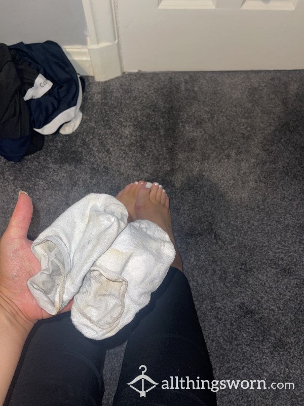 Super Stinky White Trainer Socks