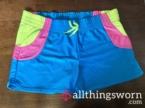 Super Tight Neon Sporty Shorts