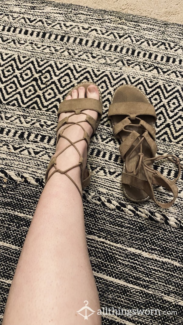 Super Worn Gladiator Sandals