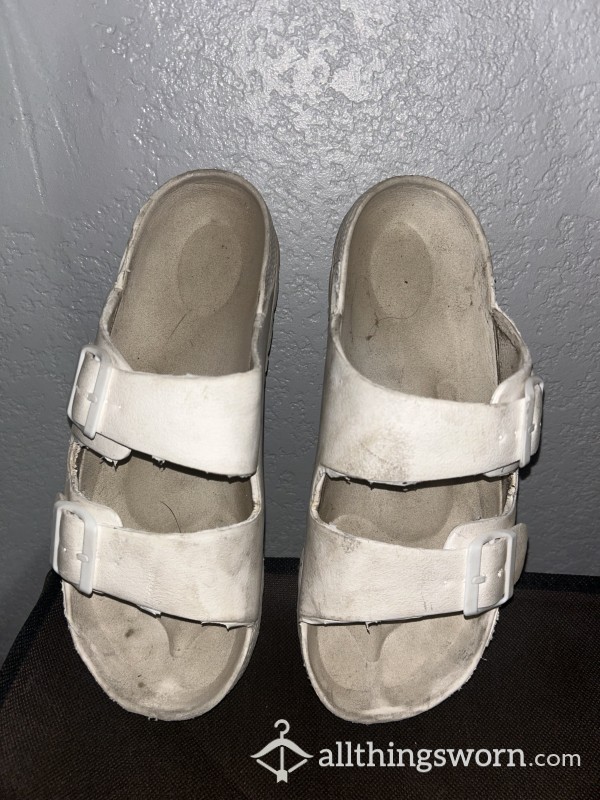 Super Worn White Birkenstock Dupes 🤭