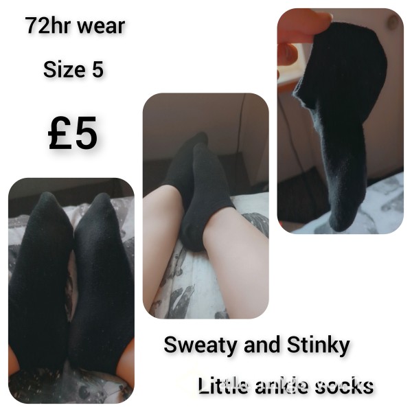 SOLD Sweaty And Stinky 72hr Wear Ankle Socks